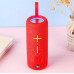 Блютуз колонка портативна акустика з FM радіо USB TF AUX TG619C speakerphone red мікрофоном червона для музики optc-9954