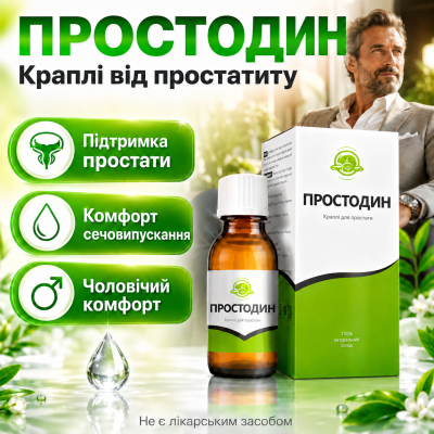 Капли от простатита Простодин для простаты и мочеиспускания поддержка мужского здоровья мочеполовой системы