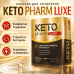 Капсули для схуднення 100 капсул зниження ваги жироспалювання Keto Pharm Luxe контроль апетиту метаболізм комплекс для фігури