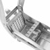 Овочерізка ручна з нержавіючої сталі для картоплі фрі та овочів Potato Chipper з насадками для швидкої нарізки Opt City