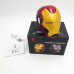 Портативна колонка блютуз Iron Man бездротова акустика стерео з підсвіткою USB Type-C micro USB колонка у вигляді шолома Marvel