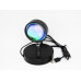 LED лампа для фото відео селфі та стрімів ефект сонця 13 см USB RGB проєкційний світильник для контенту і блогінгу Opt City