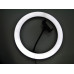 Кільцева LED лампа для фото відео та макіяжу Ring Fill Light ZD666 26 см з тримачем телефона USB нейтральне світло для блогу Opt