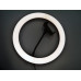 Кільцева LED лампа для фото відео та макіяжу Ring Fill Light ZD666 26 см з тримачем телефона USB нейтральне світло для блогу Opt