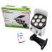Вуличний ліхтар на сонячній панелі Solar Light BL 2178 з датчиком руху IP65 пультом 77 LED у формі камери Opt City