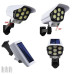 Вуличний ліхтар на сонячній панелі Solar Light BL 2178 з датчиком руху IP65 пультом 77 LED у формі камери Opt City