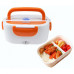 Ланчбокс электрический с подогревом Electronic Lunchbox 12V 1.05L контейнер для еды в авто с ложкой portable Opt City