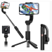 Монопод-тринога для смартфона Gimbal Stabilizer GS40 Bluetooth селфі палиця штатив стабілізатор з пультом для фото відео стрімів