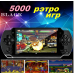 Ігрова ретро приставка портативна консоль 4.3 дюйма PSP X6 5000 ігор MP5 8Gb з емуляторами та підтримкою SD Opt City
