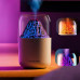 Зволожувач повітря вулкан аромадифузор з RGB підсвіткою для дому спальні Y10 ультразвуковий нічник 280 мл Opt City