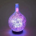 Скляний зволожувач повітря аромадифузор нічник Star Light RGB ультразвуковий diffuser humidifier 120 мл ефект мерехтіння Opt City
