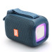 Портативна блютуз колонка з підсвічуванням радіо синя TG339 5W RGB TWS speakerphone blue Bluetooth для музики optc-9942