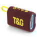 Блютуз колонка для музики TG396 Maroon RGB підсвітка TWS FM радіо стерео звук USB TF portable speaker Bluetooth optc-9993