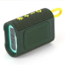Блютуз колонка для музики TG396 Green RGB підсвітка FM радіо стерео звук USB TF portable speaker Bluetooth optc-9992