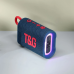 Блютуз колонка для музики TG396 Blue RGB підсвітка FM радіо стерео звук USB TF portable speaker компактна Bluetooth optc-9991