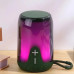 Блютуз Bluetooth-колонка TG652 Green RGB TWS з підсвіткою та ремінцем портативна акустика Bluetooth Type-C microSD optc-9980