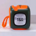 Портативна блютуз колонка для дому відпочинку та вечірок стерео звук RGB підсвітка TG359 TWS green гучний зв'язок Bluetooth