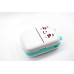 Портативний термопринтер MINI PRINTER Bluetooth міні принтер для телефону Android iOS друк без чорнила блакитний Opt City