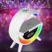 Настільна смарт лампа нічник RGB з бездротовою зарядкою та Bluetooth колонкою для спальні столу G Smart Light BT3402 LED Opt City