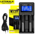 Зарядний пристрій для акумуляторів LiitoKala Lii-PD2 18650 AA AAA 21700 26650 швидка зарядка Li-ion NiMH компактна optc-9294