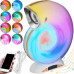 Настільна лампа з колонкою для дому RGB підсвітка музика годинник Bluetooth L-39 акумуляторна атмосфера затишку в кімнаті Opt City