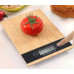Кухонні електронні ваги для продуктів випічки дієти Electronic Kitchen Scale KE-S 5 кг точність 1г дерев’яна платформа Opt City