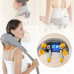 Масажер для шиї та плечей з підігрівом Massager SF-L9 акумуляторний 2000 мАг U подібний для спини 3 режими шиацу USB для дому Opt