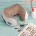 Масажна подушка для шиї акумуляторна U-shaped Massage Pillow з підігрівом та вібромасажем ортопедична подушка масажер для шиї Opt