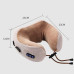 Масажна подушка для шиї акумуляторна U-shaped Massage Pillow з підігрівом та вібромасажем ортопедична подушка масажер для шиї Opt