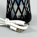 Лампа від комарів електрична USB пастка для мух та літаючих комах акумулятор UV Mosquito Killer Lamp TX-WD02 для дому Opt City
