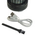 Знищувач комах лампа москітна LED UV USB Type C нічник 5W до 20м2 Camping Mosquito Lamp чорна захист розмір 14x8.5 компактна Opt
