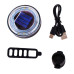 Велоліхтар RGB для велосипеда з поворотами Type-C Li-Ion waterproof сонячна батарея HYD-085-SMD керування optc-10833