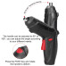Шурупокрут електричний акумуляторний 47 в 1 викрутка з насадками USB LED реверс Electric Screwdriver Set для дому та майстерні Opt