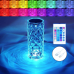 Настільна кристалічна лампа RGB USB з пультом Crystal Diamond 16 кольорів сенсорний LED світильник для спальні та інтер'єру Opt