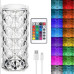 Настільна кристалічна лампа RGB USB з пультом Crystal Diamond 16 кольорів сенсорний LED світильник для спальні та інтер'єру Opt