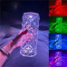 Настільна кристалічна лампа RGB USB з пультом Crystal Diamond 16 кольорів сенсорний LED світильник для спальні та інтер'єру Opt