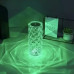 Настільна кристалічна лампа RGB USB з пультом Crystal Diamond 16 кольорів сенсорний LED світильник для спальні та інтер'єру Opt