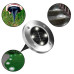 Вуличний світильник на сонячній батареї Solar Light at Garden Disk Lights 4 LED 5W IP65 для саду двору доріжок Opt City