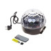 Диско кулька Bluetooth MP3 Magic Ball Music світломузика з пультом USB проектор для вечірок та свят RGB LED для атмосфери шоу Opt
