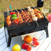 Портативний гриль мангал для пікніка барбекю та відпочинку на природі Portable Barbecue Grill 360x270x280 складний переносний Opt