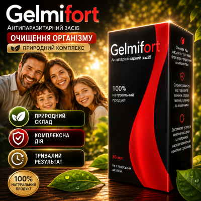 Гельміфорт Gelmifort краплі від паразитів глистів антигельмінтний детокс очищення city-2012