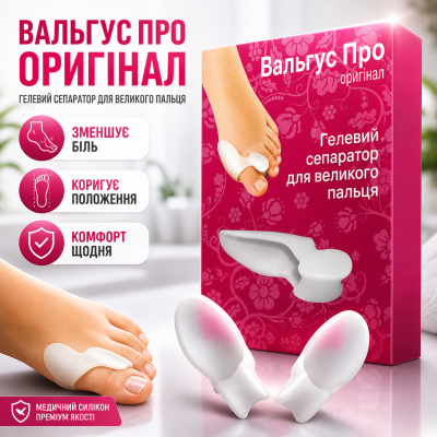 Фіксатор для великого пальця стопи корекція кісточки зменшення болю вирівнювання Valgus Pro комфорт щоденне носіння city-YA5