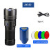 Ліхтар AK180 WHITE LASER LED PM30-TG, 1х38650, power bank, ЗП Type-C, zoom, 5 фільтрів optc-10793