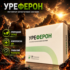 Капсули для підтримки простати Уреферон комфорт сечовиділення чоловіче здоров’я Ureferon природна формула city-5089