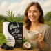 Кава для схуднення контроль апетиту детокс очищення організму Black Latte вугільний напій активне спалювання жиру city-cit-1091