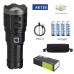 Ліхтар акумуляторний ручний для туризму риболовлі zoom Power Bank Type-C AK138 White Laser PM60-TG металевий Box optc-10103