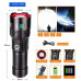 Фонарь NIGHT VISION FLUORESCENCE 708 WHITE LASER LED PM30-TG, Power Bank, 1x38650, ЗУ Type-C, zoom, Box optc-11628