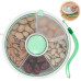 Ланчбокс Kids Large Snack Spinner з 5 відділеннями дитячий контейнер для їжі обертовий ланч бокс для школи в дорогу на кухню Opt