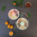 Ланчбокс Kids Large Snack Spinner з 5 відділеннями дитячий контейнер для їжі обертовий ланч бокс для школи в дорогу на кухню Opt
