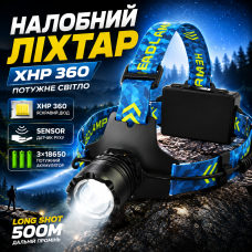 Налобний ліхтар акумуляторний BL-25CC-P360 P360 для туризму риболовлі кемпінгу Type-C Power Bank zoom optc-11634